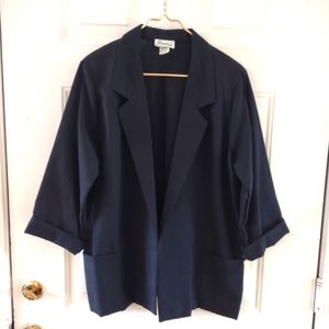 Joanna Black Women's Blazer. Size L. 🆕
